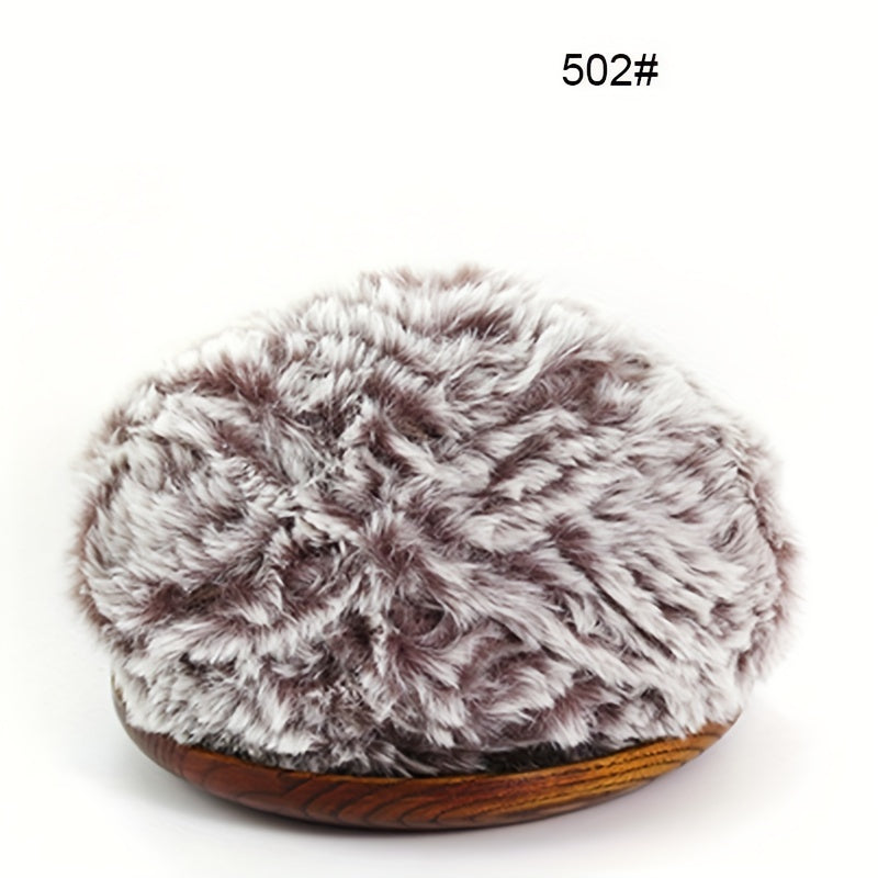 Soft Polyester Feather Fur Yarn for DIY Knitting Crocheting