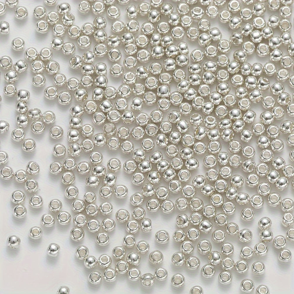 500pcs 2.0mm Ancient Style Glass Beads for Jewelry Making