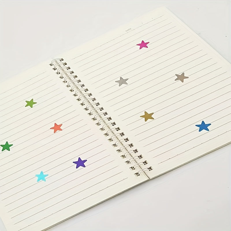 5 Pack Star Shaped Stickers for Crafts & Journals