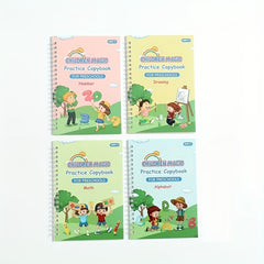 Kids English Practice Notebook with Copy Control Pen
