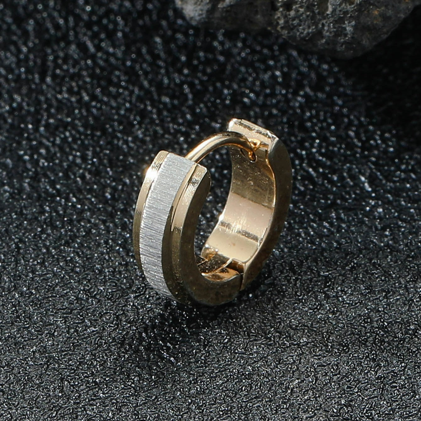 Men's Stainless Steel Hoop Earring