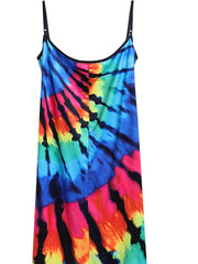  Tie Dye Cami Dress High Stretch