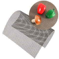Non Stick BBQ Grid Pad Barbecue Mesh Reusable Cooking Pads