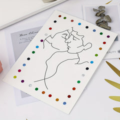 1760pcs Laser Sparkle Circle Dot Stickers 1/4 Round Dot Labels 16 Colors