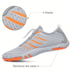 PLUS SIZE Men's Bare Water Shoes Adjustable Buckle Breathable Quick Dry