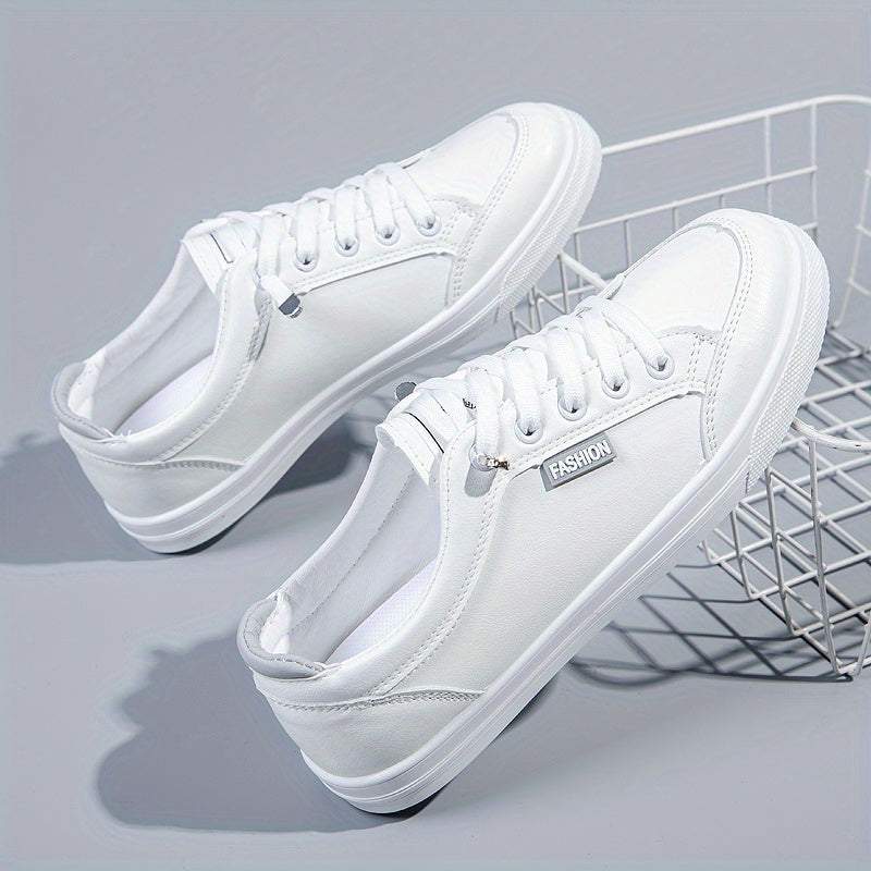 Women's Lace Up Walking Shoes Casual Flat Skate Shoes