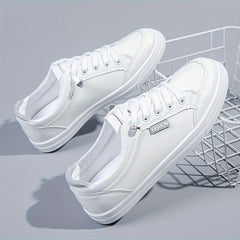 Women's Lace Up Walking Shoes Casual Flat Skate Shoes