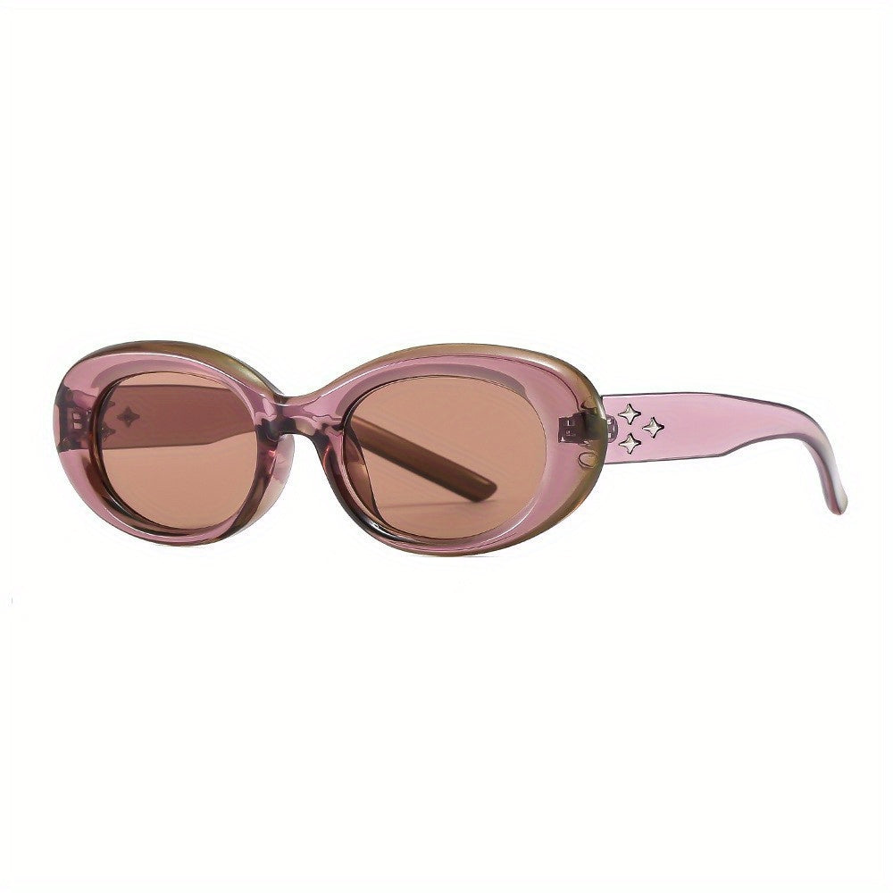 Men's Oval Frame Sunglasses for Holiday Outdoor Festivals