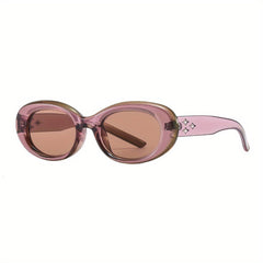 Men's Oval Frame Sunglasses for Holiday Outdoor Festivals