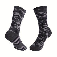Camouflage Sports Socks for Running Hiking Basketball