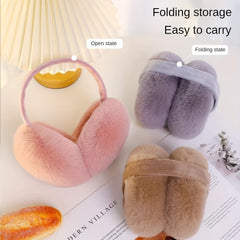 Women's Winter Faux Fur Foldable Earmuffs