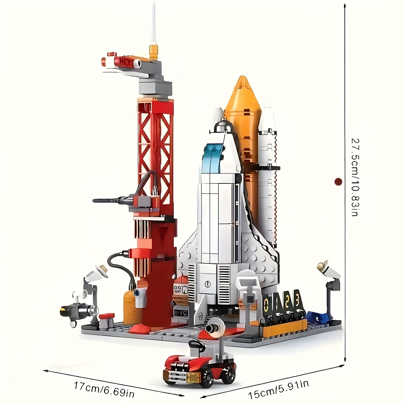 Space Mini Blocks Space Blocks 500 Piece Exploration Building Set for Kids – CRAZE