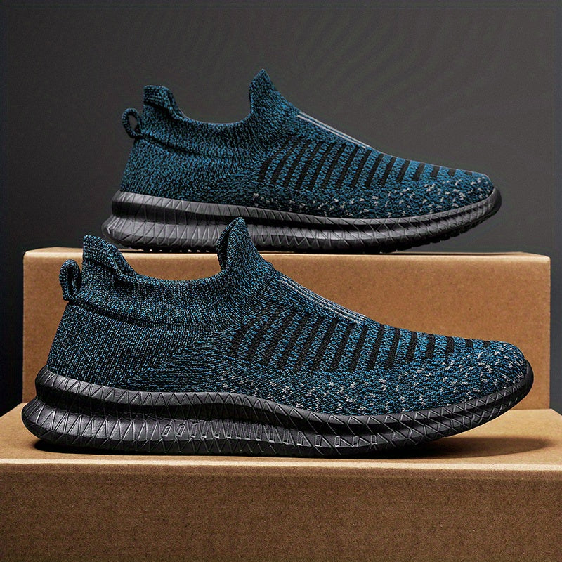Men's Knitted Lightweight Slip On Casual Shoes