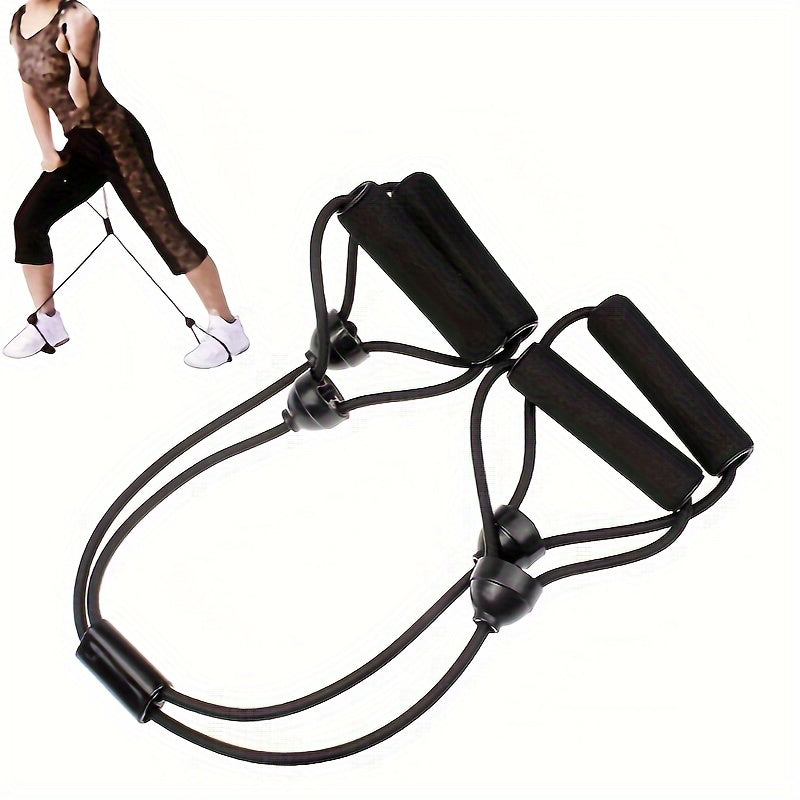 Yoga Stretching Strap 4 Handles Multifunctional Fitness Puller