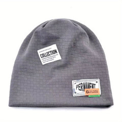 Slouchy Knit Beanie Hat Elastic Skull Cap Warm Lightweight Unisex