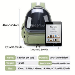 Portable Pet Carrier Backpack for Cats and Dogs
