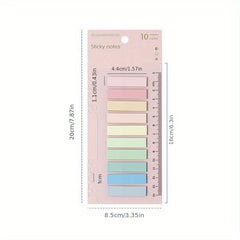 Vintage PET Index Sticky Notes for Journals & Collage