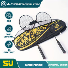 ALP V5 2Pcs 5U 75g 100% Carbon Fiber Badminton Racket Ultra Light Racket