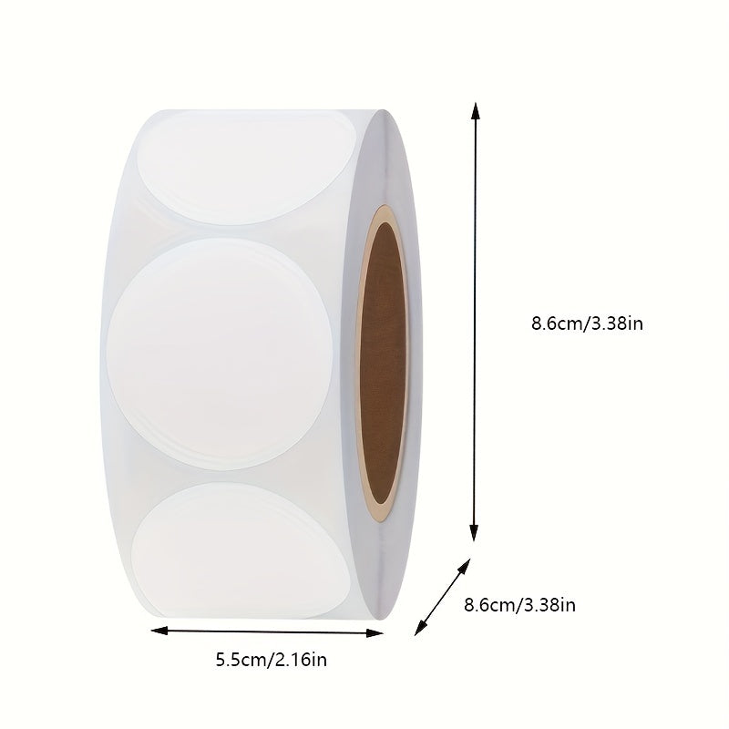 750 Sheets 51mm Round Thermal Paper for Label Printers
