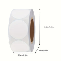 750 Sheets 51mm Round Thermal Paper for Label Printers