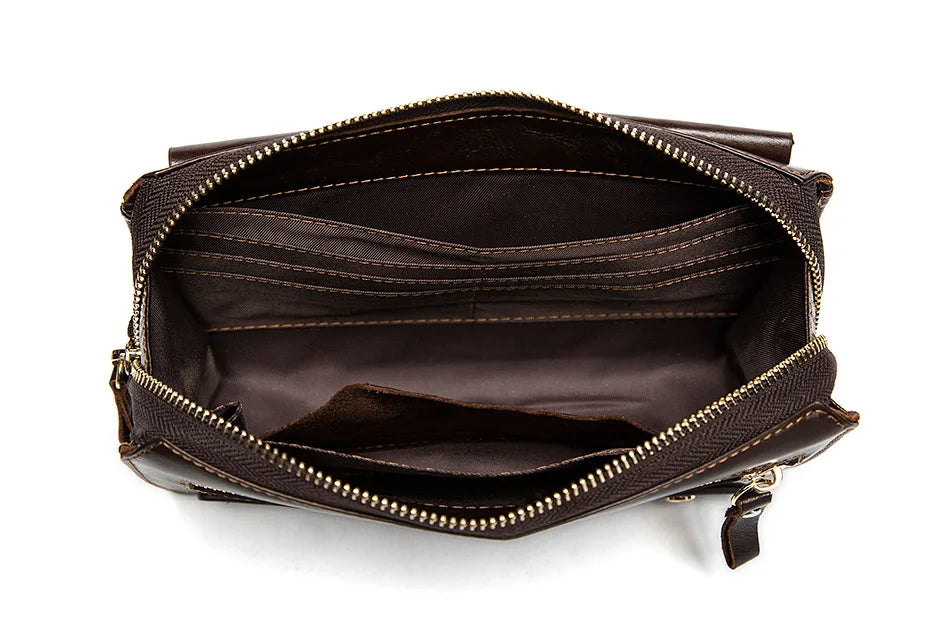 Genuine Leather Men's Wallet Long Section