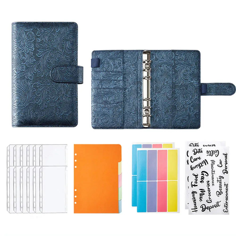 A5/A6 Leather Budget Planner Organizer Binder