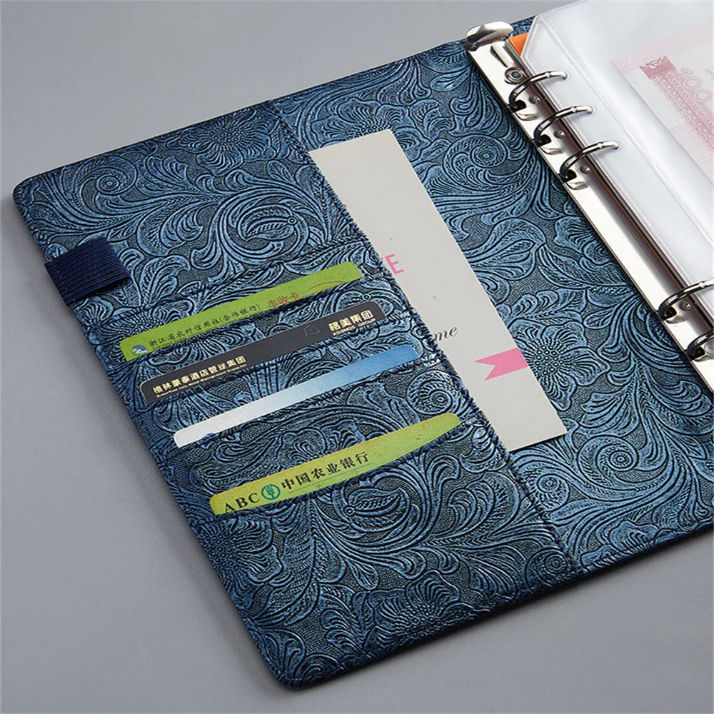 A5/A6 Leather Budget Planner Organizer Binder