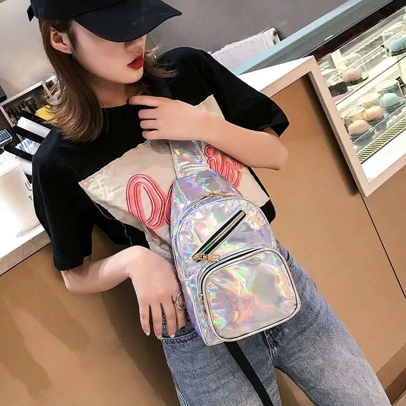 Women's Large Capacity Fanny Pack for Travel Shopping School Girls