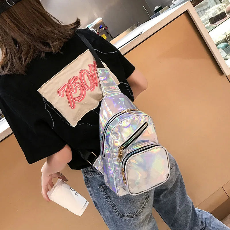 Women's Large Capacity Fanny Pack for Travel Shopping School Girls