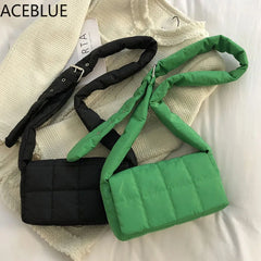 Aviation Cotton Crossbody Bags Women's Solid Shoulder Bag