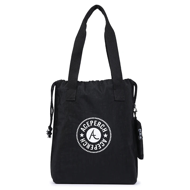 Women Nylon Shoulder Bag Large Tote Mummy Shopper