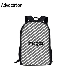 Alien Cartoon Pattern School Supplies Teenage Backpack