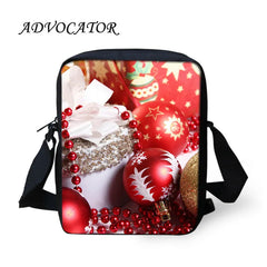 Christmas Santa Pattern Messenger Bag