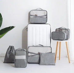 7pcs Waterproof Travel Packing Cubes Clothing Storage