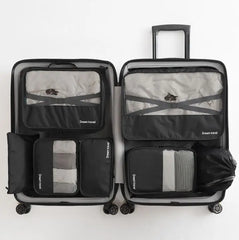7pcs Waterproof Travel Packing Cubes Clothing Storage