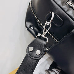 Vintage Leather Backpack for Women Small School Bagpack