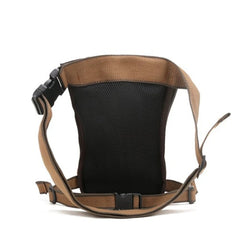 AOLAILUDI Canvas Leg Drop Fanny Pack Waist Bag