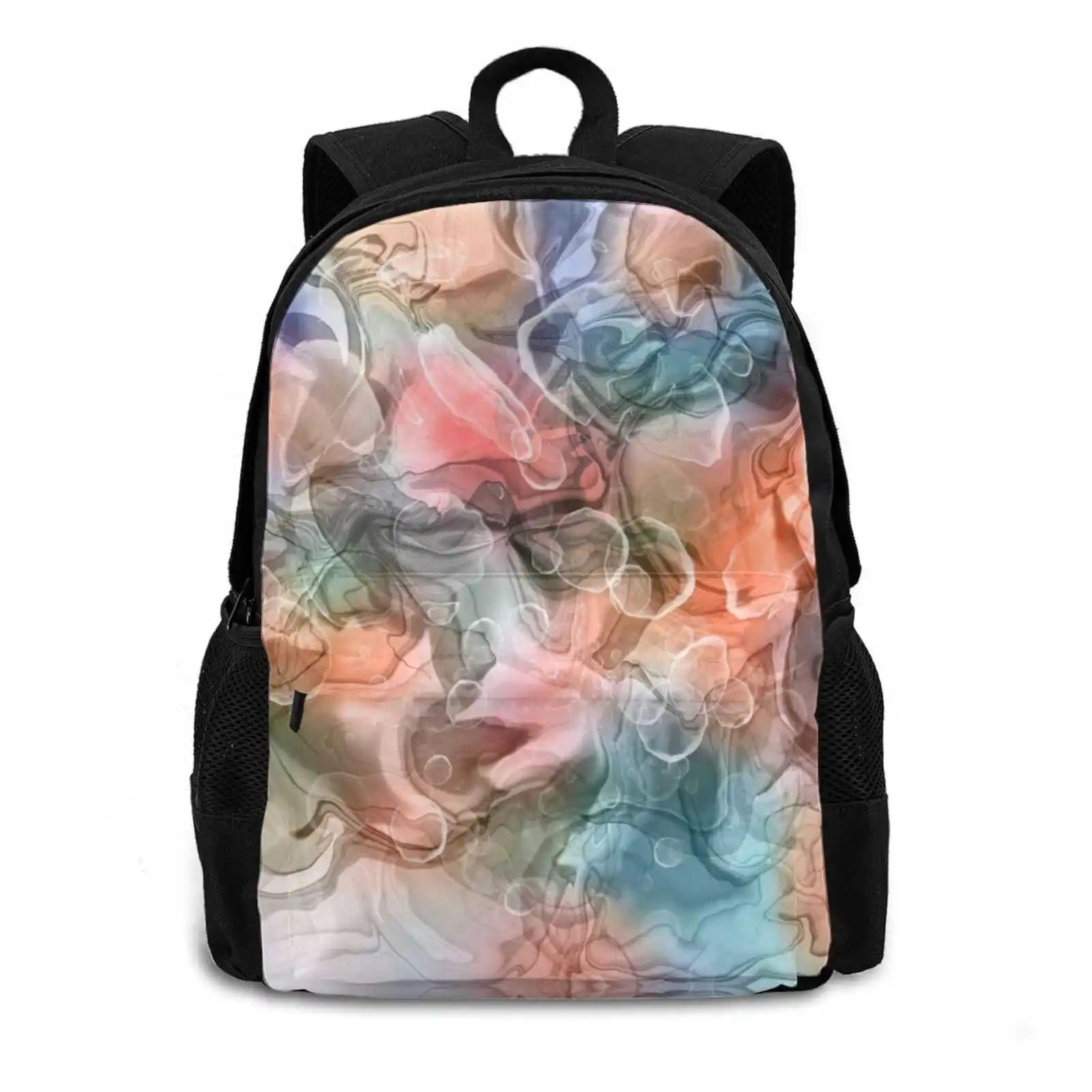 Abstract Ink Art 3D Print Backpack Casual Bag