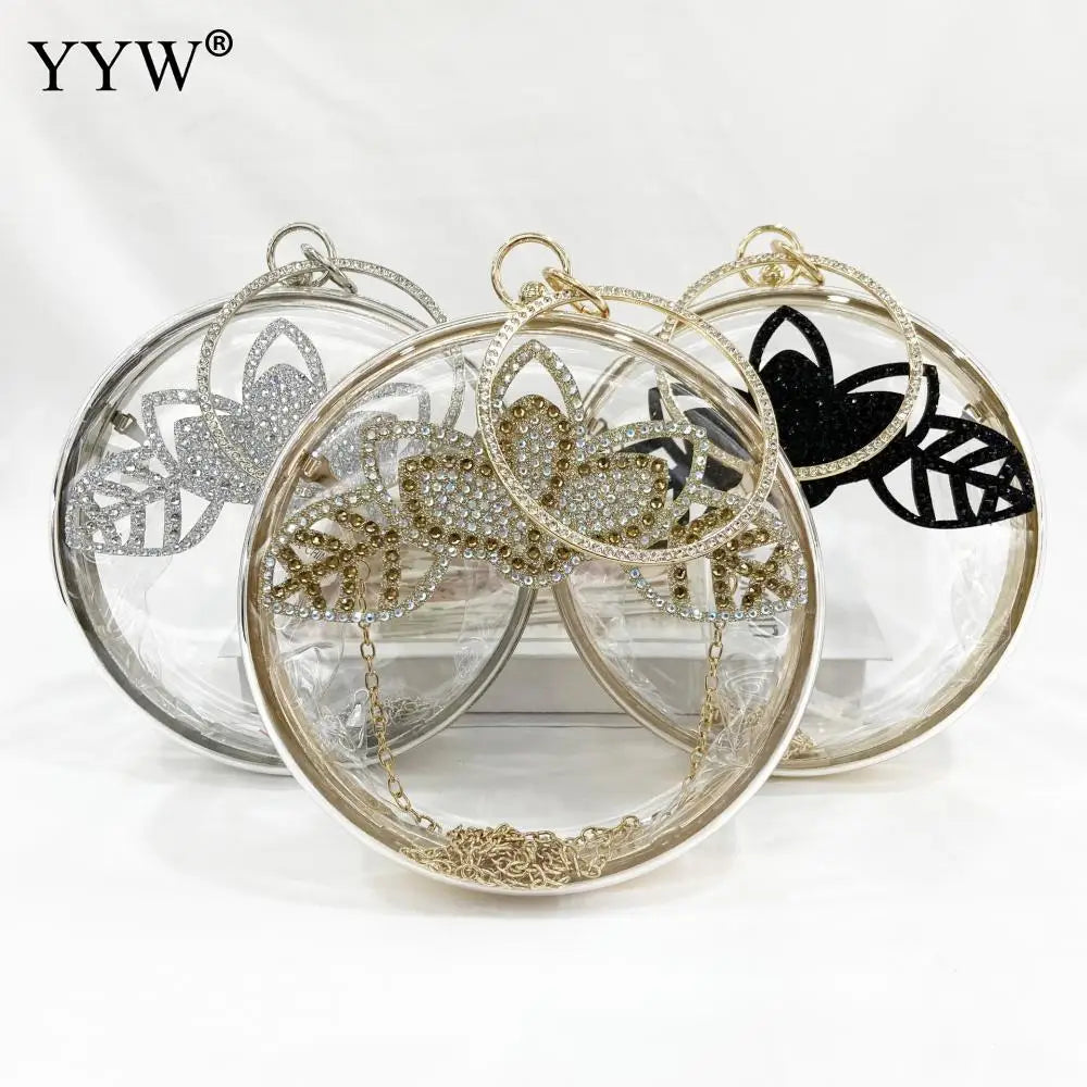 Acrylic Women Bags Diamonds Handbag Clutches And Purse Banquet Bag