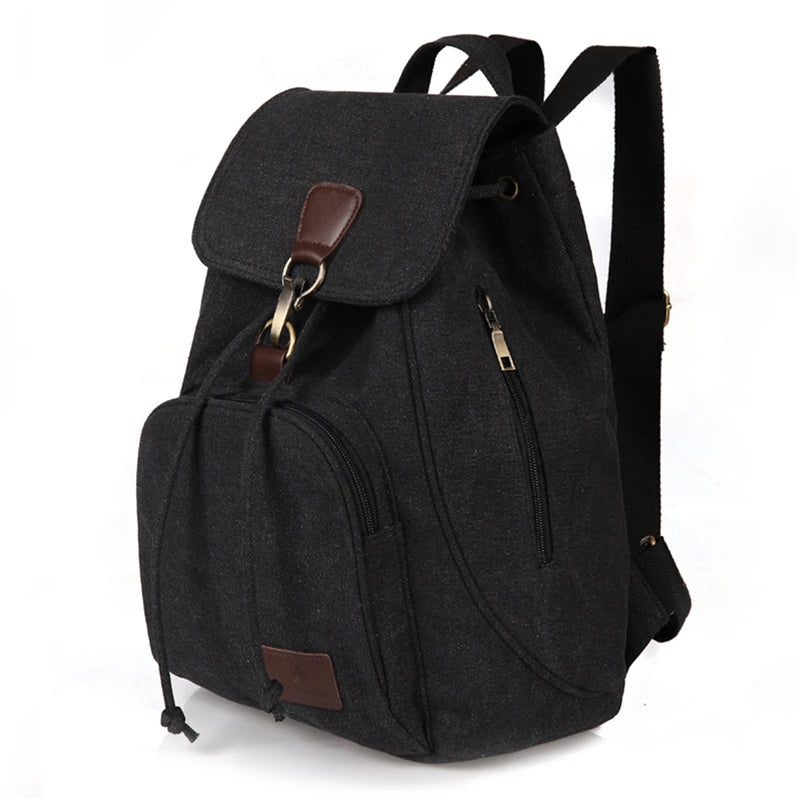 Canvas Durable Travel Computer Backpack Vintage Outdoor Rucksack Backpack