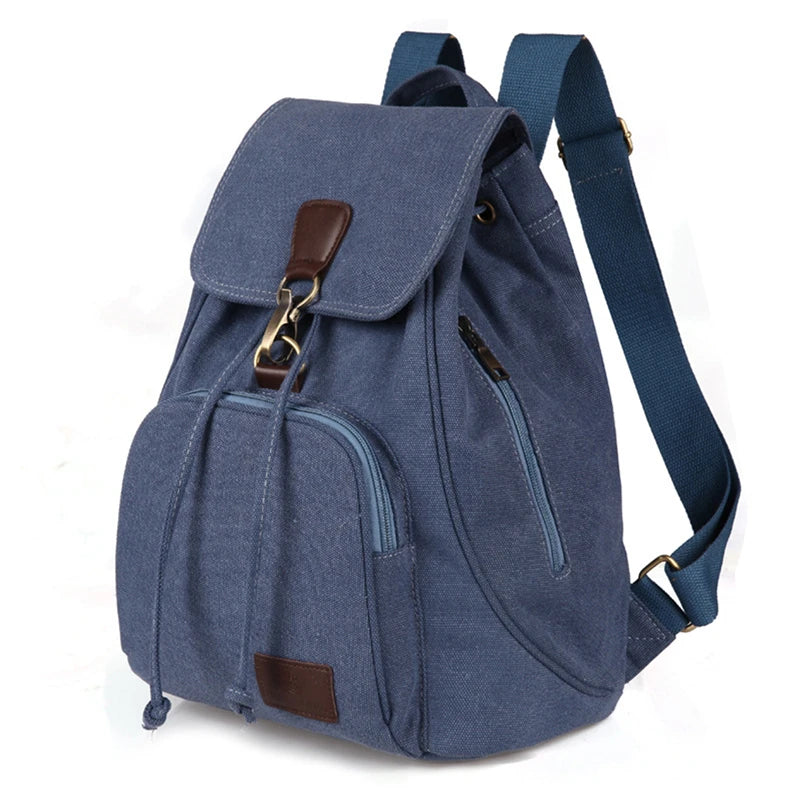 Canvas Durable Travel Computer Backpack Vintage Outdoor Rucksack Backpack
