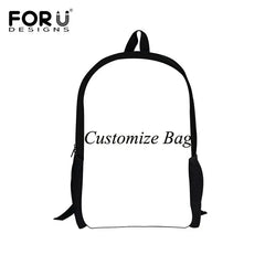 3 Pcs 3D Ice Soccerly/Foot Ball Pattern School Backpack