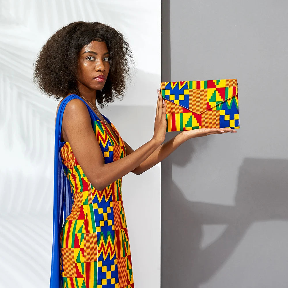 Kente Print Mini Bag for Women - Party Dinner Wedding Bag