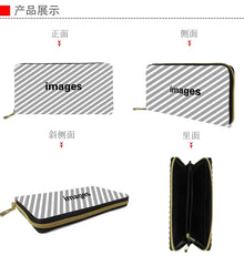 African Style Print Long Wallet Retro Teenager Zipper Portfel Damski