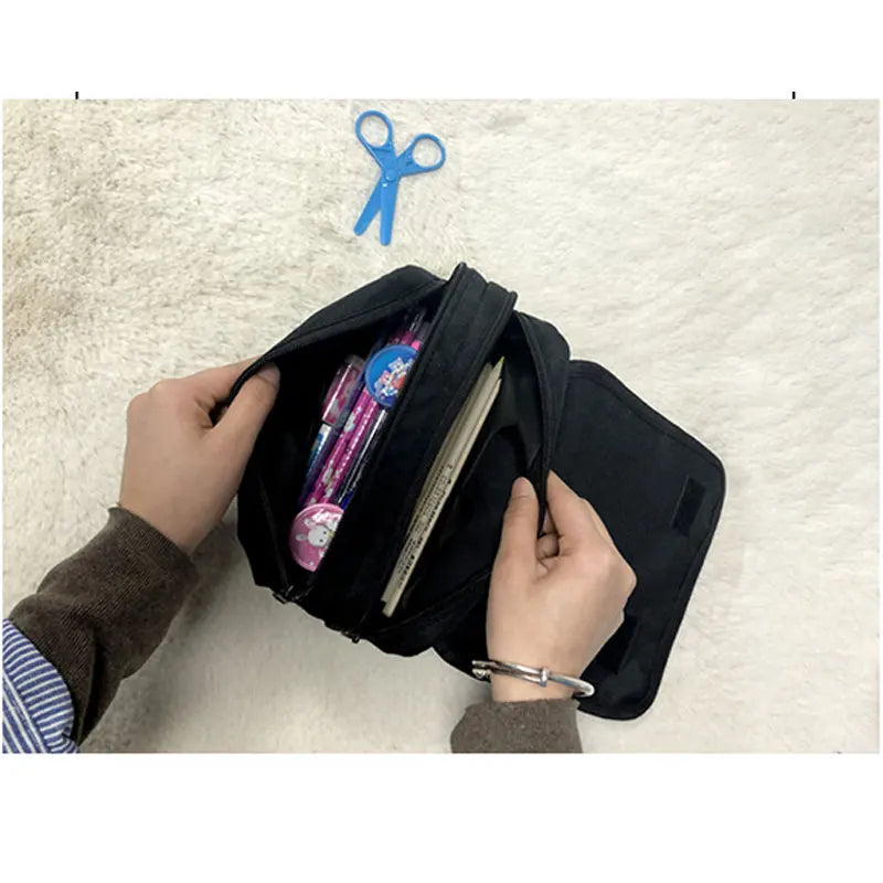African Women Style Pencil Bag Stationery Supply Holder Gift