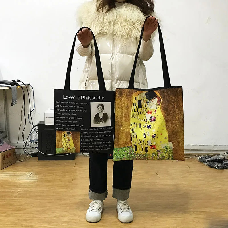 Afro Woman Print Handbag God Says You Are / Lady Shopping Shoulder Bag