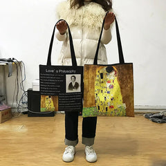 Afro Woman Print Handbag God Says You Are / Lady Shopping Shoulder Bag