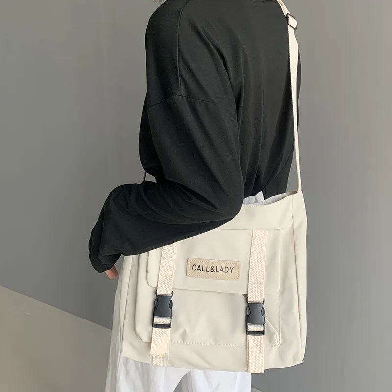 Japanese Style Crossbody Bag Waterproof School Bag
