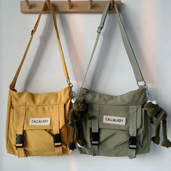 Japanese Style Crossbody Bag Waterproof School Bag