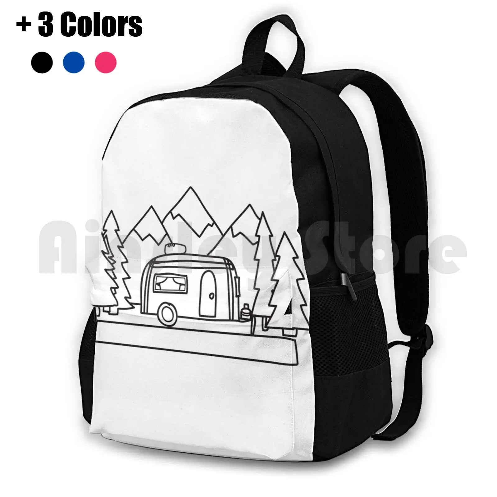 Airstream Camping Backpack Waterproof for Travel